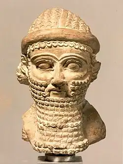 Male head; circa late 8th–early 7th century; ceramic; 12.5&nbsp;cm; Metropolitan Museum of Art