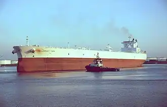 Hellespont Tara (later TI Europe) in the Netherlands on June 24, 2005.