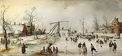 Hendrick Avercamp, Scene on the Ice, c 1620