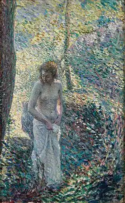 Una joven en el bosque (1897) by Henri Lebasque