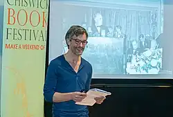 Henry Hemming at the 2019 Chiswick Book Festival