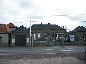 The town hall in Hiermont