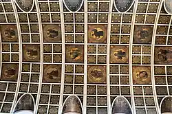 Painted ceiling at St Joseph's Church, Highgate