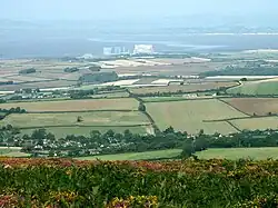 Aerial view of the power plant