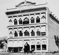Original façade, circa 1876