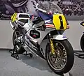 The Rothmans Honda NSR500, ridden by Wayne Gardner in the 1988 season on display.