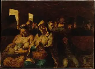 The Third-Class Carriage; by Honoré Daumier; c.1862–1864; oil on canvas; 65.4 x 90.2&nbsp;cm; Metropolitan Museum of Art (New York City)