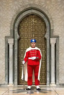 Honor guard at Mausoleum of Mohammed&nbsp;V