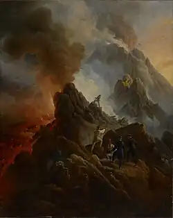 Vesuvius Erupting, 1822