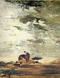 Scottish Horseman (ca. 1854), 145 x 145&nbsp;cm., Musée Gustave Moreau