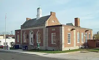 Hyattsville Post Office in Hyattsville, Maryland, built in 1935