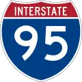 Interstate 95 marker