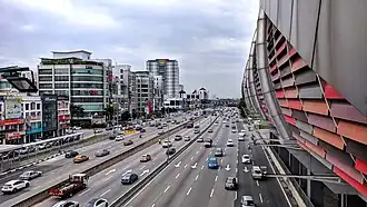 LDP Highway view from IOI Puchong Jaya station