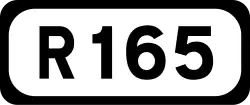 R165 road shield}}