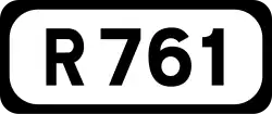 R761 road shield}}
