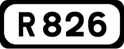 R826 road shield}}