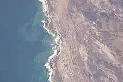 View of Plaatjieskraal from space.