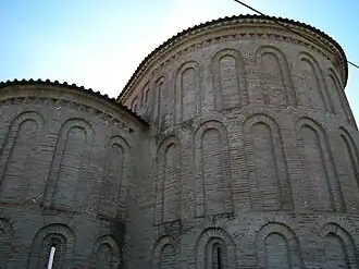 Monastery of Castro de Avelãs with its unique brick layered apse influenced by Asturian-Leonese art.