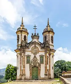 Church of São Francisco de Assis, Ouro Preto, Brazil, 1749–1774, by Aleijadinho