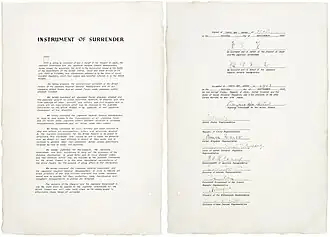 Allied Instrument of Surrender