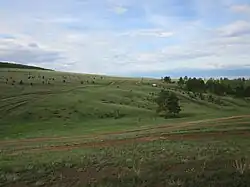 Interior of Olkhon Island, which is 730 km2