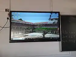Interactive Panel in a classroom