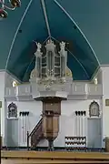 Inside of the Dutch Reformed church