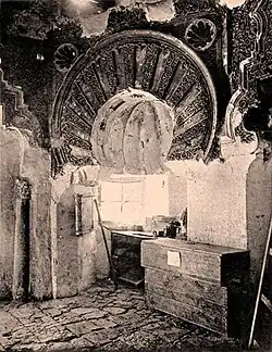 Interior of the mosque in 1891