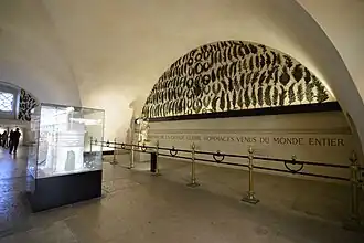 Permanent exhibition in the attic room below the terrace.