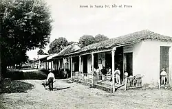 A street in Santa Fe in 1910