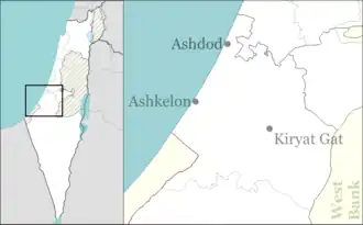 Revadim is located in Ashkelon region of Israel