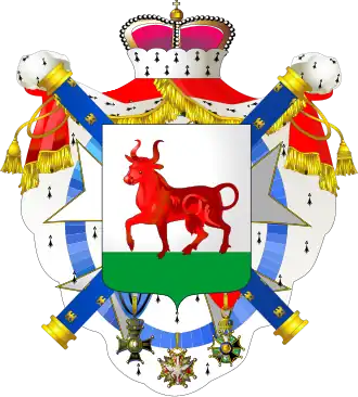 Prince Józef Antoni Poniatowski coat of arms as Marshal of France