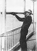 Lighthouse keeper James Anderson in 1910