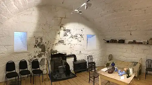 Living area in the tower, 2019