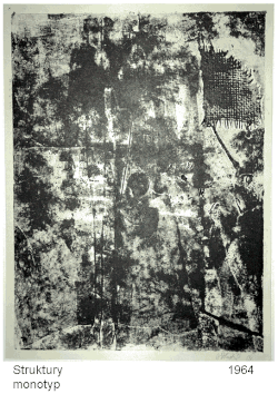 Structures, monotype, 1964