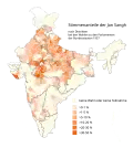 Footprint of Bharatiya Jana Sangh in 1957