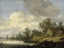 A River Scene (1646), oil on panel, 42.6 x 56.5&nbsp;cm., National Galleries of Scotland