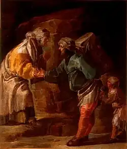 Jan van de Venne, The fortune teller, 1631–1651, oil on canvas, 102 × 85 cm.