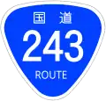 National Route 243 shield