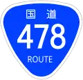 National Route 478 shield