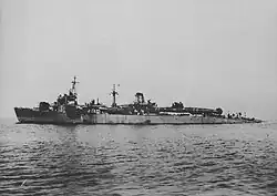 Landing Ship No. 5 w/ Kō-hyōteki No. 69 on 17 August 1944