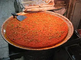 Knafeh served in Jerusalem
