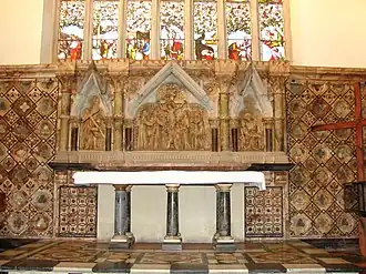 Reredos in the chapel of Jesus College, Oxford