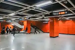 Mezzanine level for Lines 2 and 3