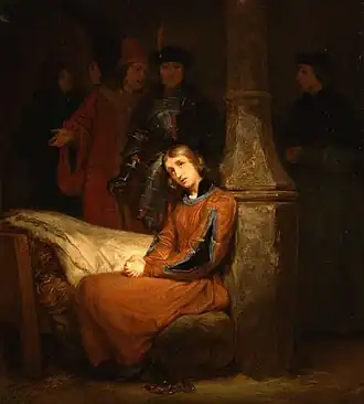 Joan of Arc in Prison by Gillot Saint-Evre