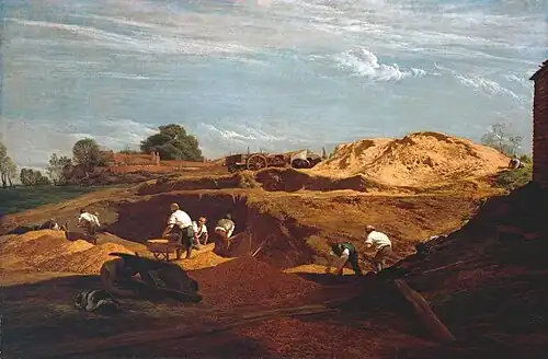 Kensington Gravel Pits, an 1812 painting by John Linnell
