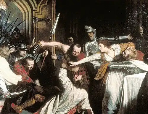 The Murder of Rizzio by John Opie