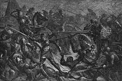 Murray's engraving of John Quartley's Battle of Towton