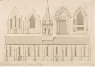 Normandy scene by Cotman