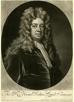 John Somers, 1st Baron Somers, after Godfrey Kneller; British Museum, London